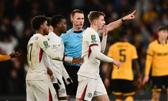 德拉普复出25分钟染红离场 切尔西4-3险胜狼队